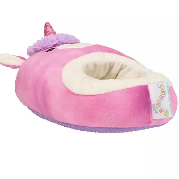 COPY - Kids Squishmallows Lola the Unicorn Slippers - Picture 2 of 10